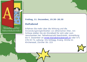 Foto Einladung zum Duftabend von Kinesiologie Iris Schiegg in St. Gallen